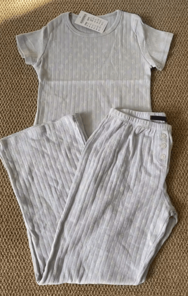 aliexpress brandy melville t-shirt and pants pajama set