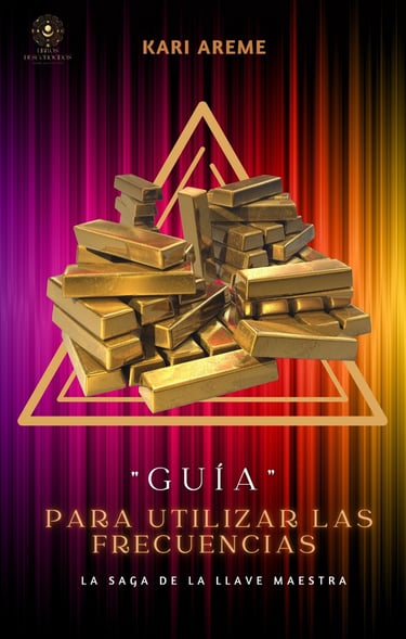 Portada de la 'Guía Para Utilizar Las Frecuencias' con audios para transformar tu vida - Libros Desc