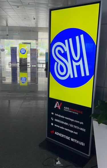 alt="SM airport advertisement at Bicol International Airport Philippines"