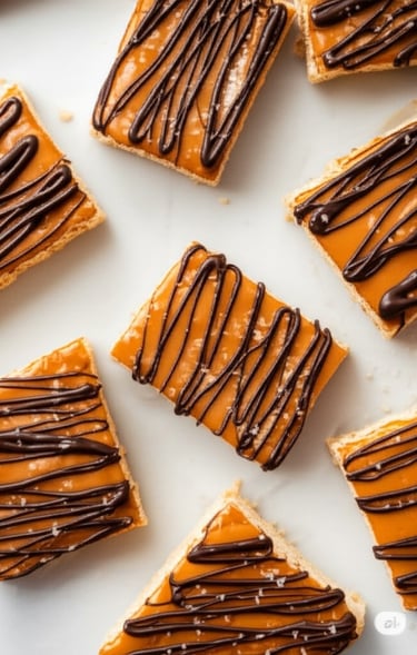 Salted Caramel Rice Krispie Treats With A Twist