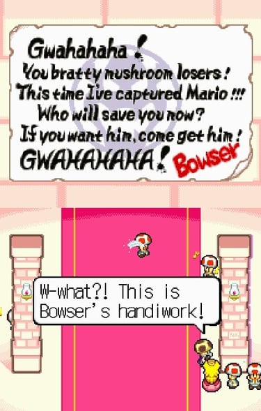 Super Princess Peach - Bowser's Letter