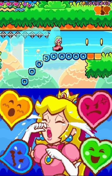 Super Princess Peach - Try Crying on the Donut Lifts