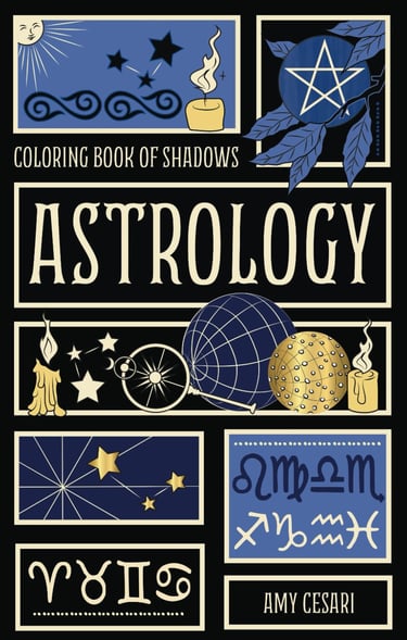 Coloring Book of Shadows: Astrology