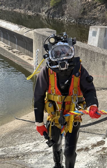 inspection barrage sous eau