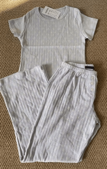 aliexpress brandy melville t-shirt and pants pajama set