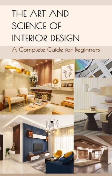 a book cover of the art and science of interior design