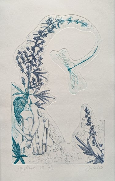 Yeraz rêveuse gravure rhénalon