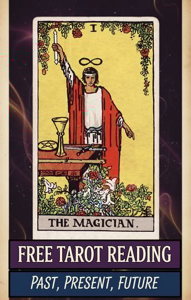 a tarot card deck with a tarot card