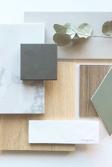 a variety of different types of decorative materials