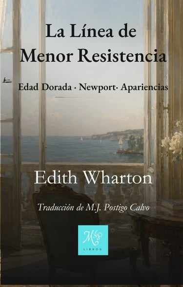Portada audio La línea de menor resistencia de Edith Wharton Traducción y Narración Libros MJP