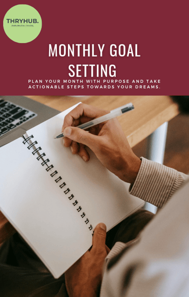 Printable: Monthly Goal Setting
