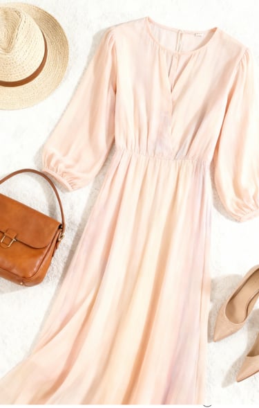 Flat lay guide association couleurs et accessoires