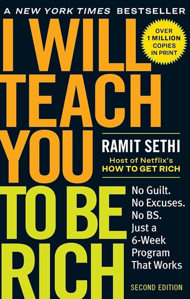 I Will Teach You to Be Rich cover, personal finance guide.