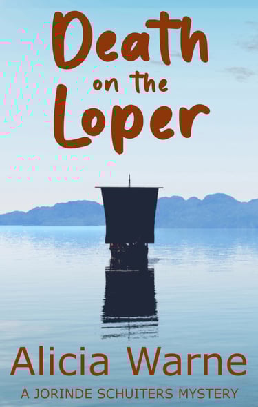 Cover of Death on the Loper, Book 1 in the Jorinde Schuiters Mysteries by Alicia Warne