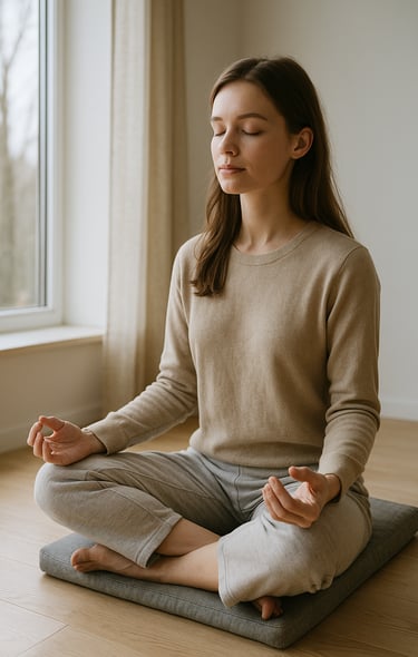 mindfulness meditation åndedrætsteknikker stresshåndtering mental balance