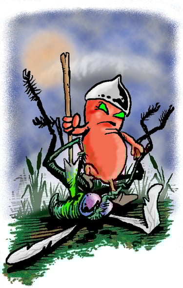 Beanfolk Warrior Skeeter Slayer