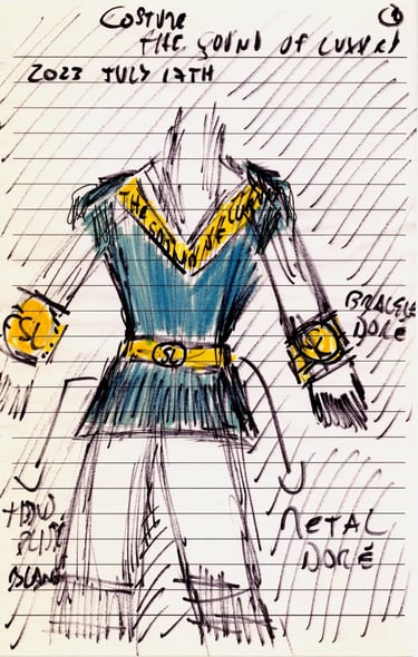 "Talk 2 Spirits – Costume Study" Artwork by Elkolor aka Raphael Pathe