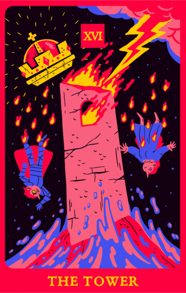 the tower tarot card
