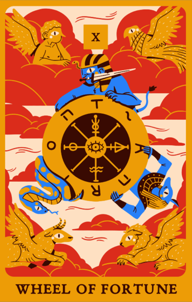 wheel of fortune tarot card
