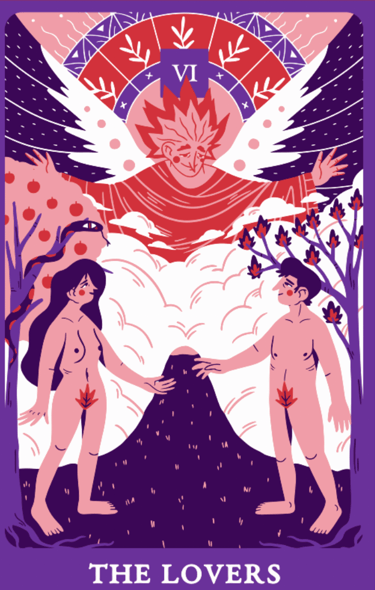 the lovers tarot card