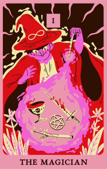 the magician tarot card