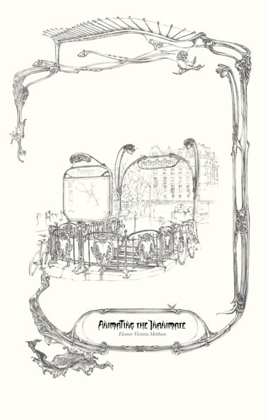 Book cover of Animating the Inanimate by Eleanor Mettham creative writing history of architecture