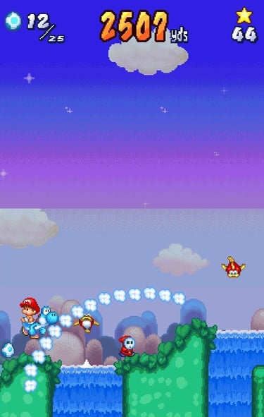 Yoshi's Touch and Go - Bridge Against Fish
