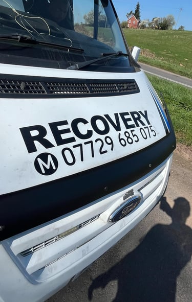 alt="On-site scrap car removal photo from Malvern Hills area"