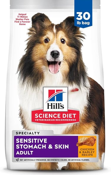 Dogs with sensitive stomach