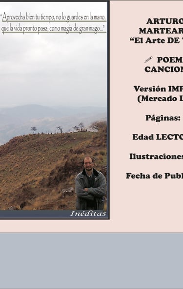 Imagen de Fondo: Tapa del Libro "El Arte de Vivir" del Escritor Arturo A. Martearena