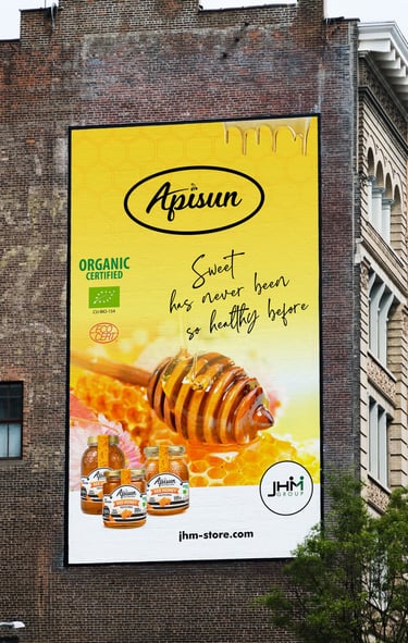 Imagen de diseño de un cartel de publicidad