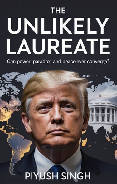 Official cover of book "The Unlikely Laureate" written by Author Piyush Singh