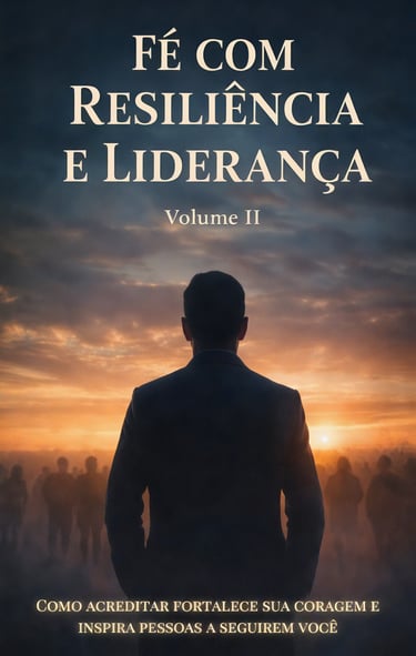 Capa do e-book Fé com Resiliência e Liderança — guia de autoconsciência emocional