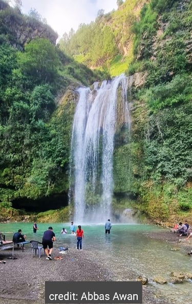 Sajikot waterfall Abbottabad 
