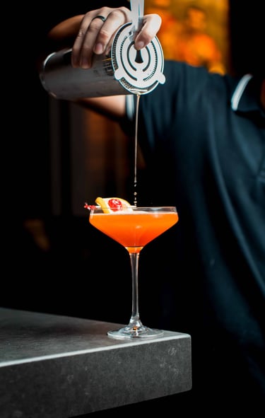 Toronto restaurant videographer capturing a chef using a blowtorch on a signature dish.