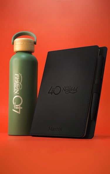 Obsequio personalizado para la marca Neufeld