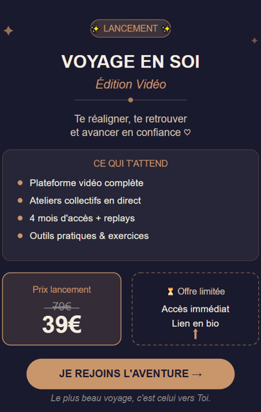 voyage en soi vidéo plateforme petit prix