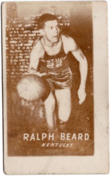 1948 Topps Ralph Beard Magic Photos Basketball Thrills Card