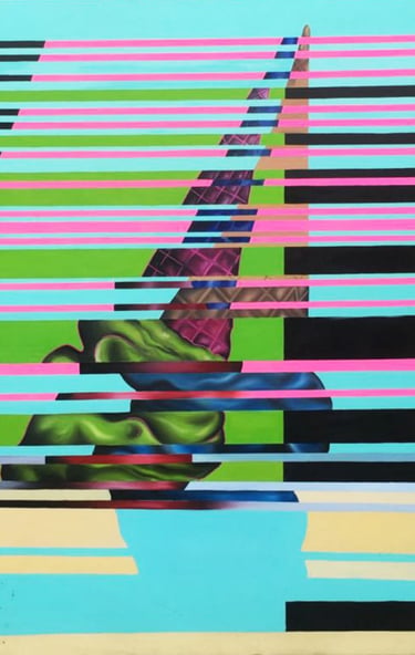 Tablou pop-art Sugar Experiment.