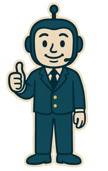 Illustration du BradBot Maestro, l’agent IA coordinateur des workflows multi-agents BradBot.