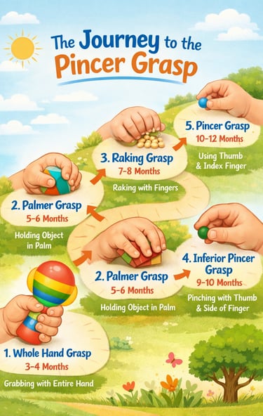 Qluebox the journey to the pincer grasp