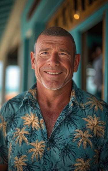 Calvin Perkins; Owner of the Launch Pad Pub, Cocoa Beach, 2017