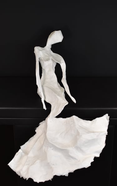 sculpture papier sirène Sète escale à Sète