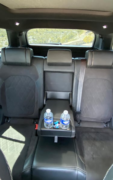 intérieur Skoda chauffeur privé Cassis