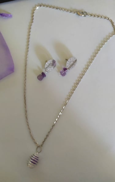 Bijoux Les Couleurs de Lo Améthyste