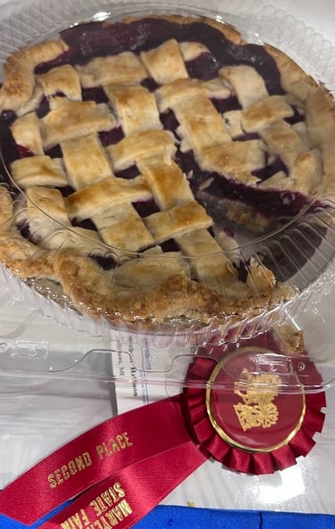 award winning blueberry pie