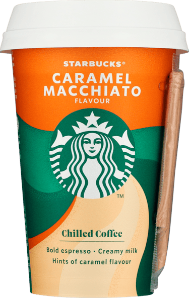 starbucks caramel macchiato cold coffee