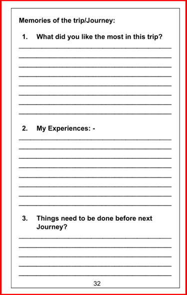 Travel Experience Page