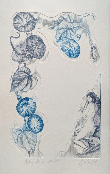 Aisling rêveuse gravure rhénalon