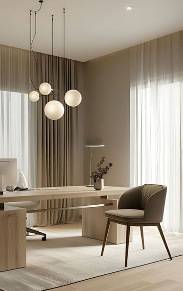 ofis dekorasyonunda estetik ve işlevsel çözüm